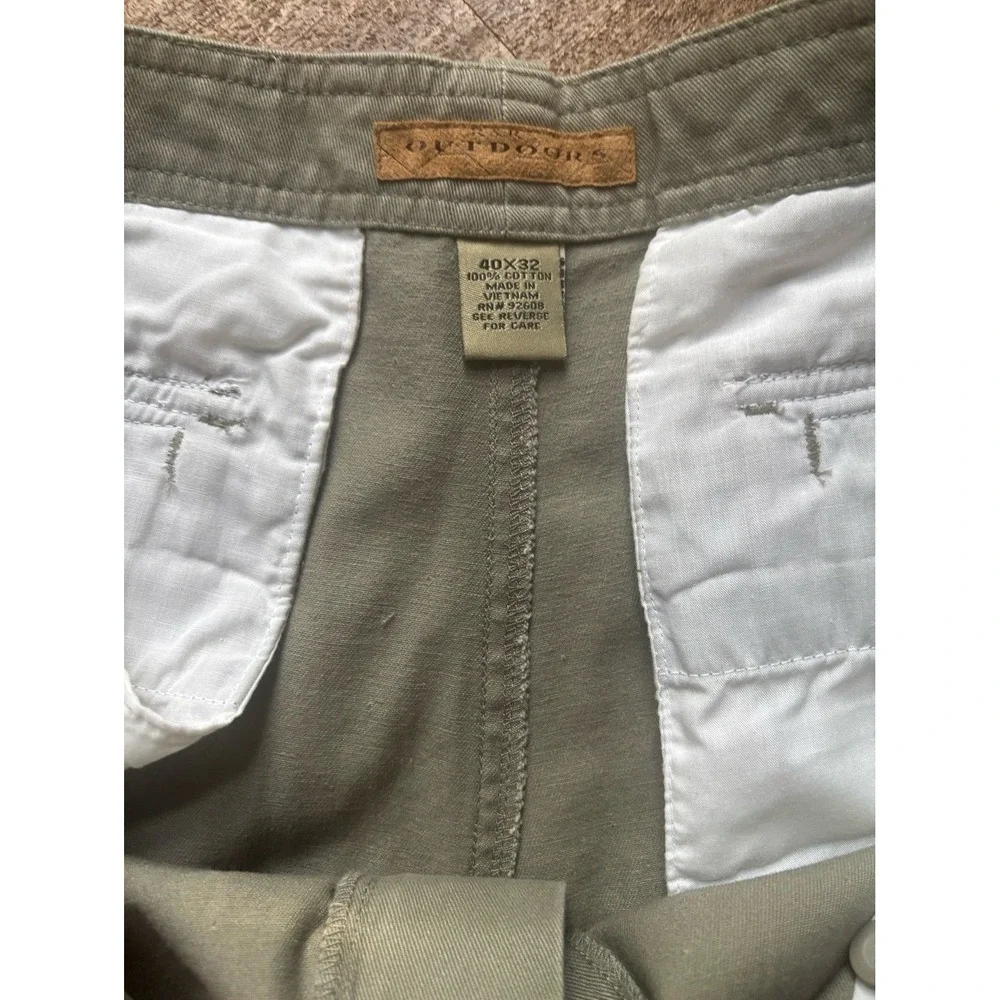 R&R outdoor utility‎ fit pants convertible cargo size 40x32